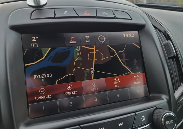 Opel Insignia cena 35700 przebieg: 216000, rok produkcji 2014 z Płock małe 781
